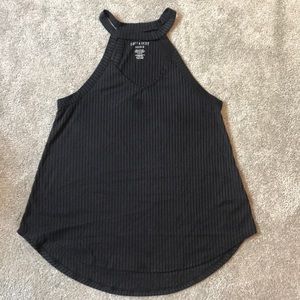 American Eagle AE Sueded Tank Black Size Small